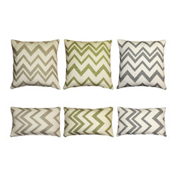 Lorenzo Zigzag Throw Pillow - Products