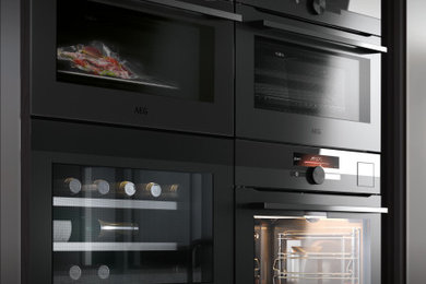 Foto di una cucina minimalista