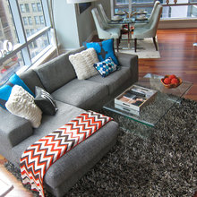 grey sofa