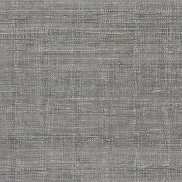Glittered Paperweave Grasscloth Wallpaper, Gray, Bolt
