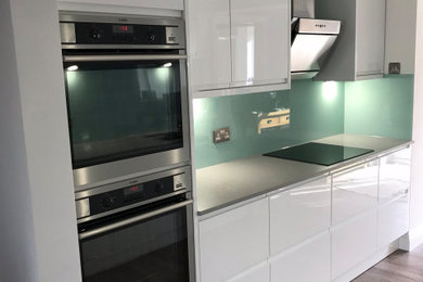 Design ideas for a medium sized contemporary kitchen in Devon.