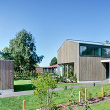 carport, garten