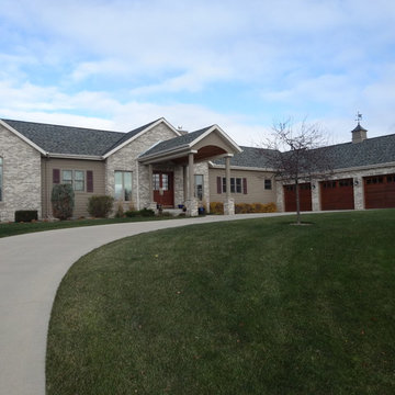 Stone and Painted Wood Exteriors