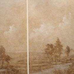 Romantic English Landscape Mural - Paintings
