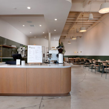 Custom Coffee Bar and Service Counter
