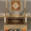 Mother of Pearl Inlay Mosaic Syrian Arm Chair