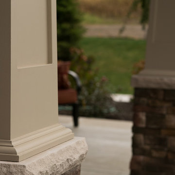 Column Detail at Front Porch