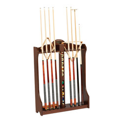 Centennial 8 Cue Floor Rack - Game Table Accessories