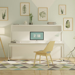 Genio T - Twin Wall Bed with Table - Murphy Beds