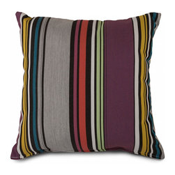 Hatteras Hammocks - Hatteras Square Hammock Pillow, Icon Mystique, 18"x18" - Outdoor Cushions And Pillows