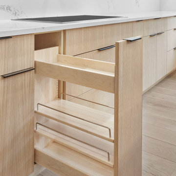 Modern New Home - Solid Maple Spice Pullout