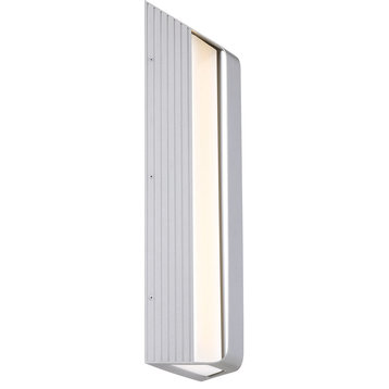 Launch 1 Light Outdoor Wall Light, Sand Silver