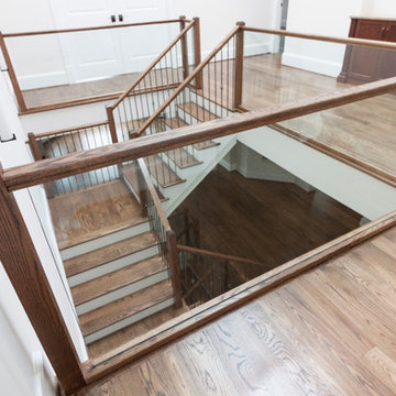 Project #44 | Contemporary Staircase with Skylit Stairwell