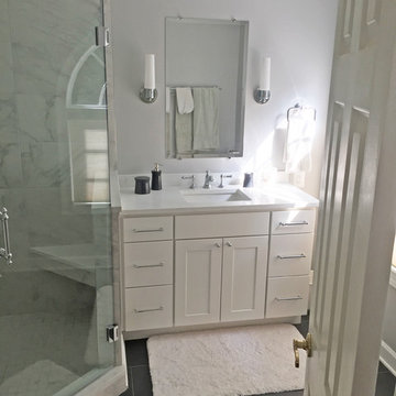 Bright Transitional Bathroom - Davidsonville