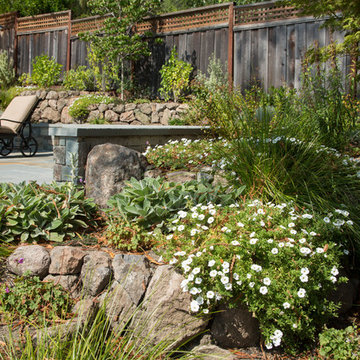 My Houzz: A Family Backyard for Dining, Relaxing, Swimming and Playing