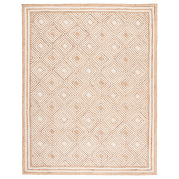 Safavieh Vintage Leather Collection NF889A Rug, Natural/Ivory, 8' X 10'