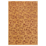 Bareens Designer Rugs - Boho Chic Ziegler Trinh Tan Brown Hand-Knotted Wool Rug - 8'10'' x 11'10'' - Enhance the ambiance of your home with this magnificent Persian-influenced Turkish hand-knotted rug made by skilled artisans capable of creating the most exceptional vegetable dyes and hand-spun wool. This exquisite handmade rug is a one-of-a-kind Peshawar Kafkaz, otherwise identified as Chobi, Chobi Peshawar, Oushak, or Ziegler rug. These handmade rugs are crafted in Pakistan utilizing superior-quality wool imported from Australia, New Zealand, and Korea in two types of weaves: the Persian weave and the Mori weave. This rug is meticulously crafted by hand using the finest natural vegetable dyes extracted from local plants. The artisans use a blend of hand-spun local and fine merino wool, resulting in a rug with a compelling texture, higher lanolin content, and longer staple. The artisans occasionally incorporate natural or artificial silk into the pile to enhance specific motifs. The finished product is an awe-inspiring execution of flawless design and an understated palette that exudes elegance.