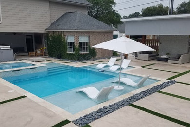 Minimalist pool photo in New Orleans