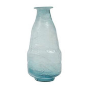 Hand Blown Blue Glass Vase