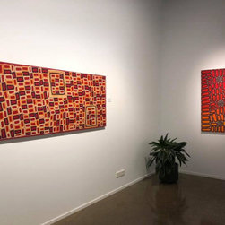 Aboriginal Art Exhibition - Tjapaltjarri Men - Paintings
