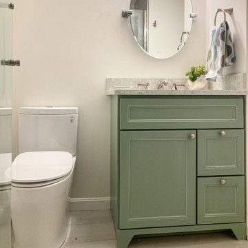 Rockport Residence, first floor guest bath