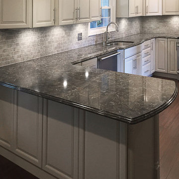Painted Mushroom Traditional Kitchen