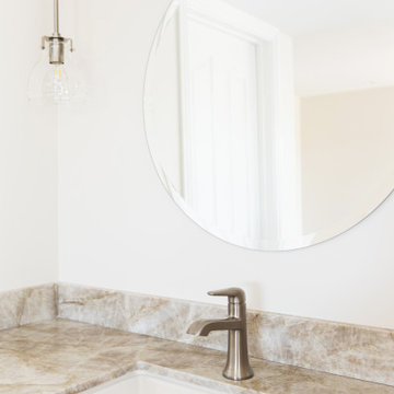 Bello hexagon guest bath