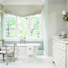 Upstairs powder room