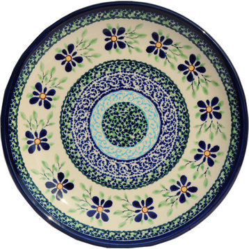 Polish Pottery  Dessert Plate, Pattern Number: DU121
