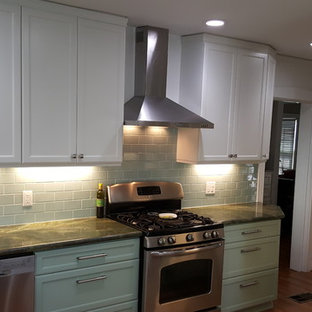 Custom Kitchen cabinets with gorgeous counter tops.