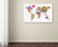 'Text Map of the World III' Canvas Art by Michael Tompsett