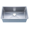 Nationalwares Undermount 18 Gauge Stainless Steel 30" Single Bowl Kitchen Sink