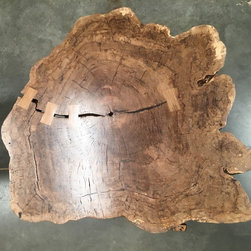 Live Edge White Oak Conference Room Table - Side Tables And End Tables