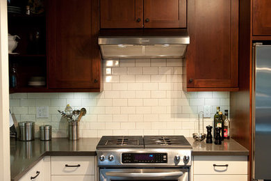 Trendy kitchen photo in Vancouver