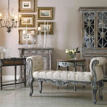 Pulaski St Tropez Bench in Light Brown