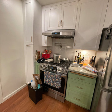 Kitchen Remodel 2024 Oakland/ white and light green