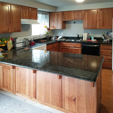 Rustic Hickory Kitchen 19