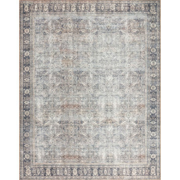 Loloi Wynter Wyn-07 Vintage and Distressed Rug, Gray and Charcoal, 2'3"x3'9"