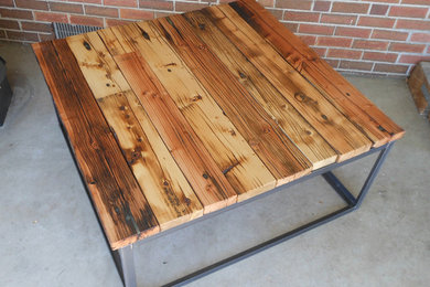 Large Barnwood Planks Coffee Table