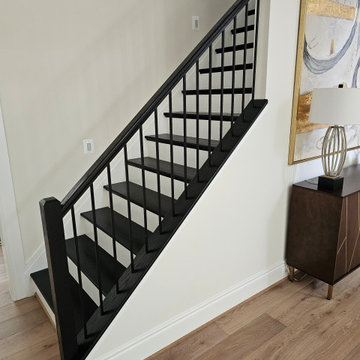 Project #130 | Curved Staircase with Wraparound Balcony