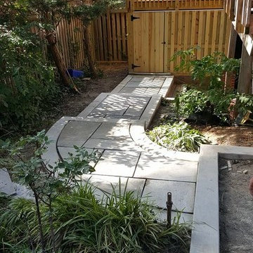 flagstone steps installation