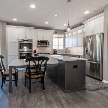 Outdated Kitchen gets a beautiful update!