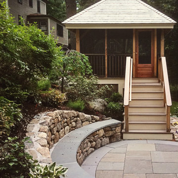 Hillside Garden with Gazebo & Terraced Patios