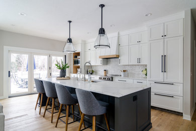 Transitional kitchen photo in Minneapolis