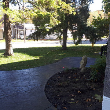 Stamped Concrete walkway