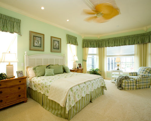 Green Bedroom Design Ideas & Remodel Pictures | Houzz  SaveEmail