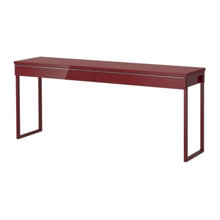 red desk