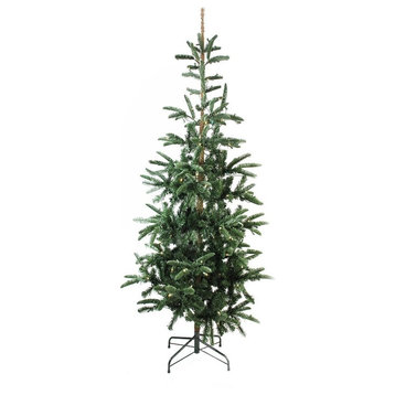 6.5' Pre-Lit Layered Noble Fir Artificial Christmas Tree, Warm Clear LED Lights