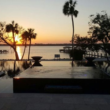 Luxury All Tile Steel Blue Pool & Spa