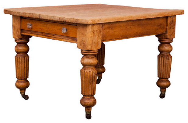 ヴィクトリアン ダイニングテーブル Pine Kitchen Table c1840